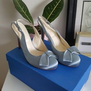 💥SALE💥BHLND II Something Bleu bridal satin heels